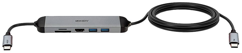 LINDY USB-C® Dockingstation 43326 Passend für Marke Dockingstations: Universal