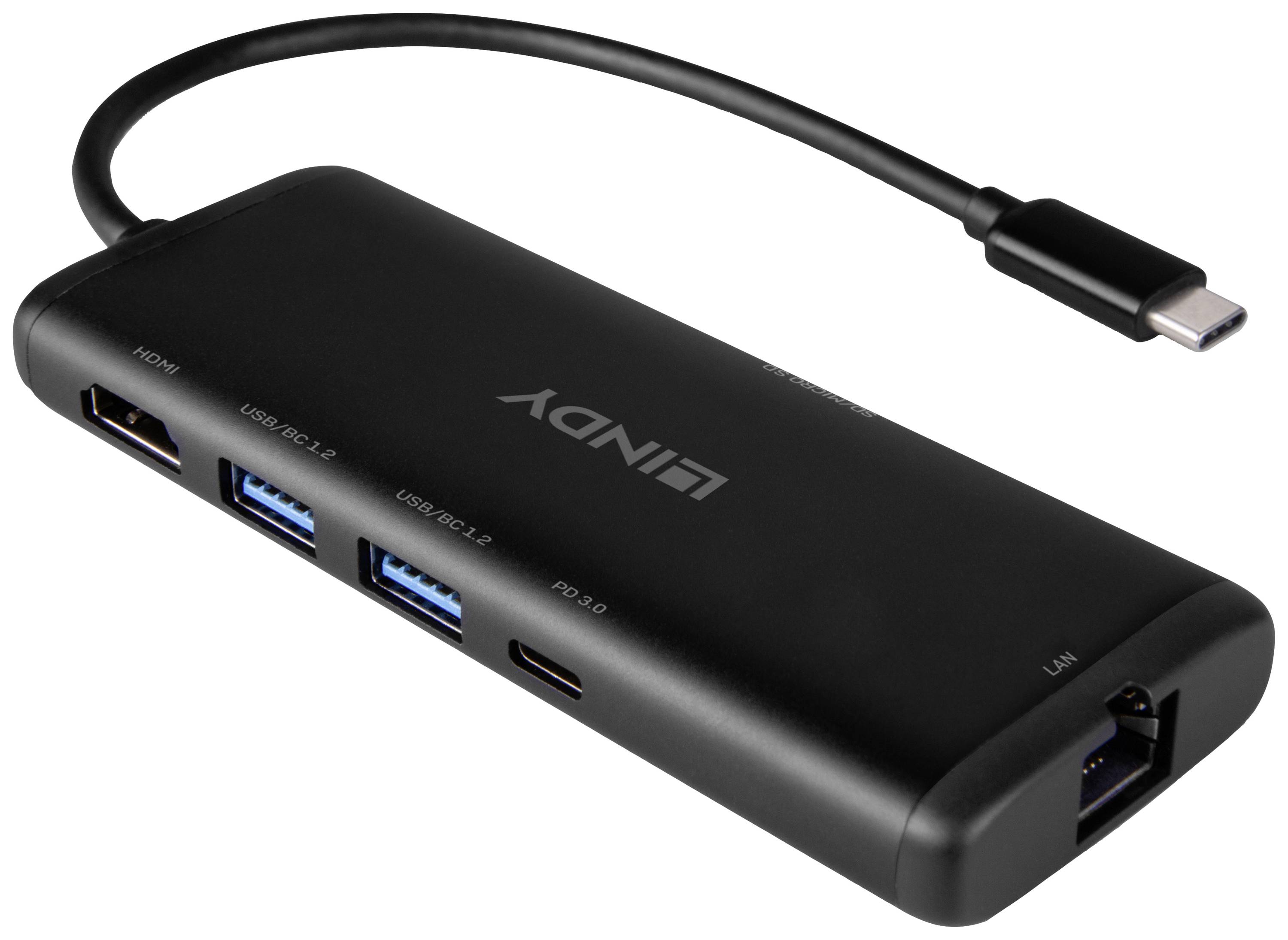 LINDY USB-C® Dockingstation 43358 Passend für Marke Dockingstations: Universal