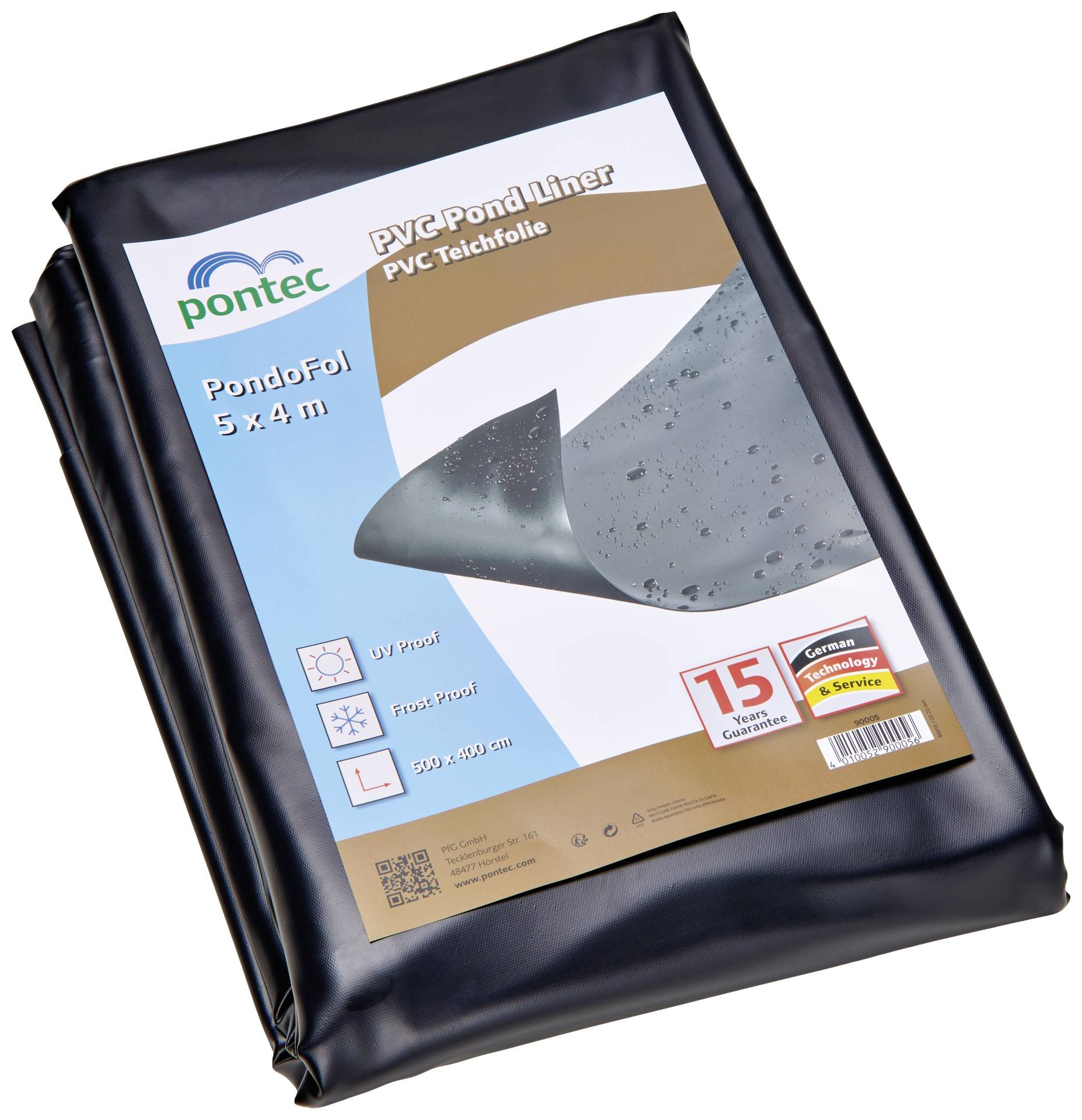 Pontec 90005 PVC-Teichfolie (L x B) 5m x 4m 1St.