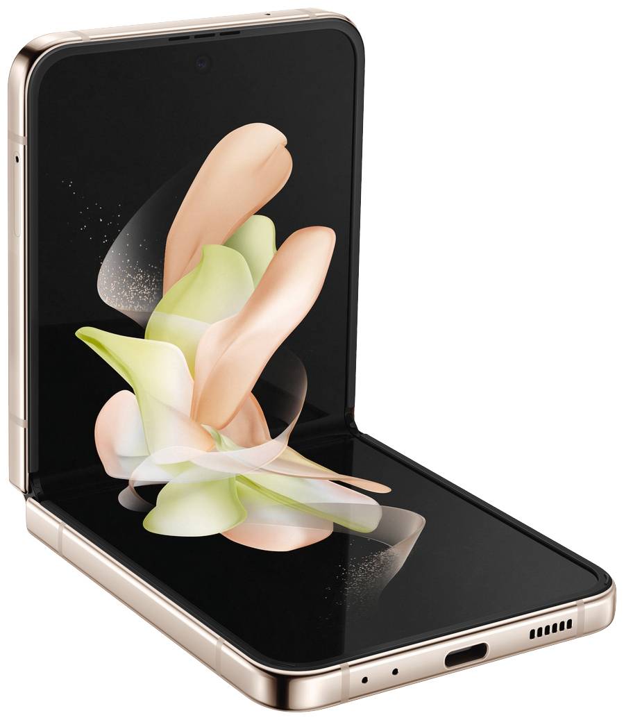 Samsung Galaxy Z Flip4 128 GB Pink, Gold 17 cm (6.7 Zoll) Smartphone