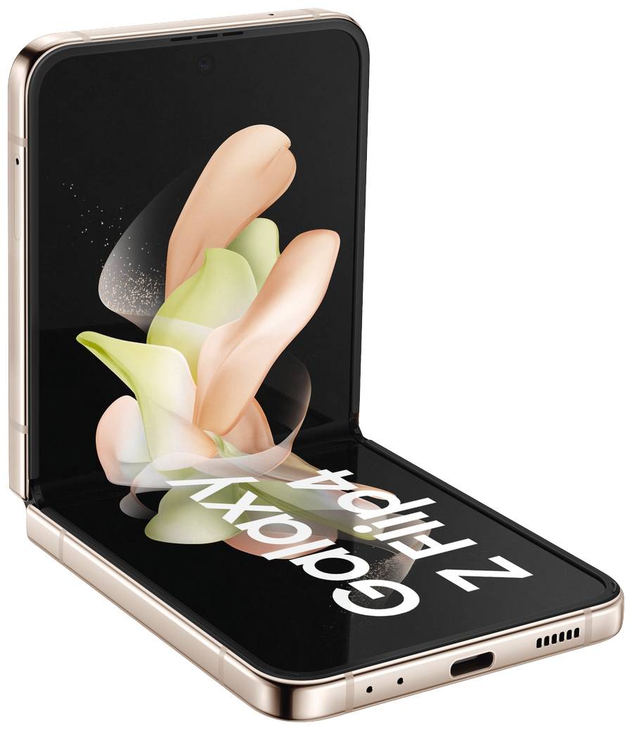 Samsung Galaxy Z Flip4 128 GB Pink, Gold 17 cm (6.7 Zoll) Smartphone