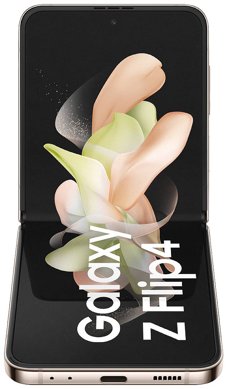 Samsung Galaxy Z Flip4 128 GB Pink, Gold 17 cm (6.7 Zoll) Smartphone