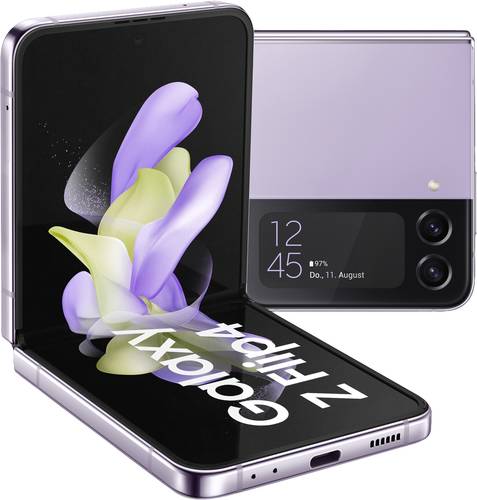 Samsung Galaxy Z Flip4 5G Smartphone 256 GB 17 cm (6.7 Zoll) Lila Android™ 12 Dual SIM  - Onlineshop Voelkner