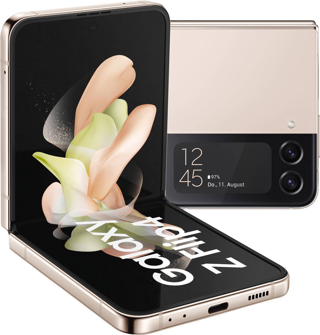 Samsung Galaxy Z Flip4 5G 256 GB Pink, Gold 17 cm (6.7 Zoll) Smartphone