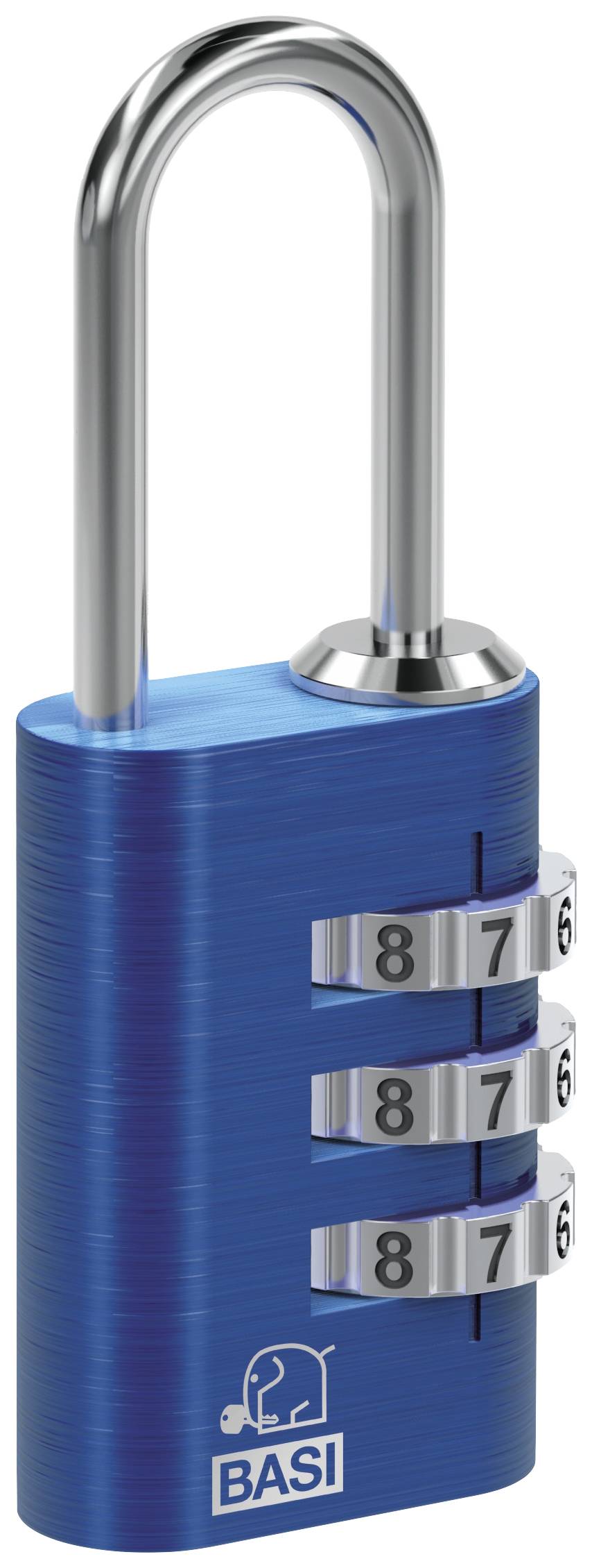 Basi 6170-4000-1300 Kofferschloss 21mm Blau Zahlenschloss