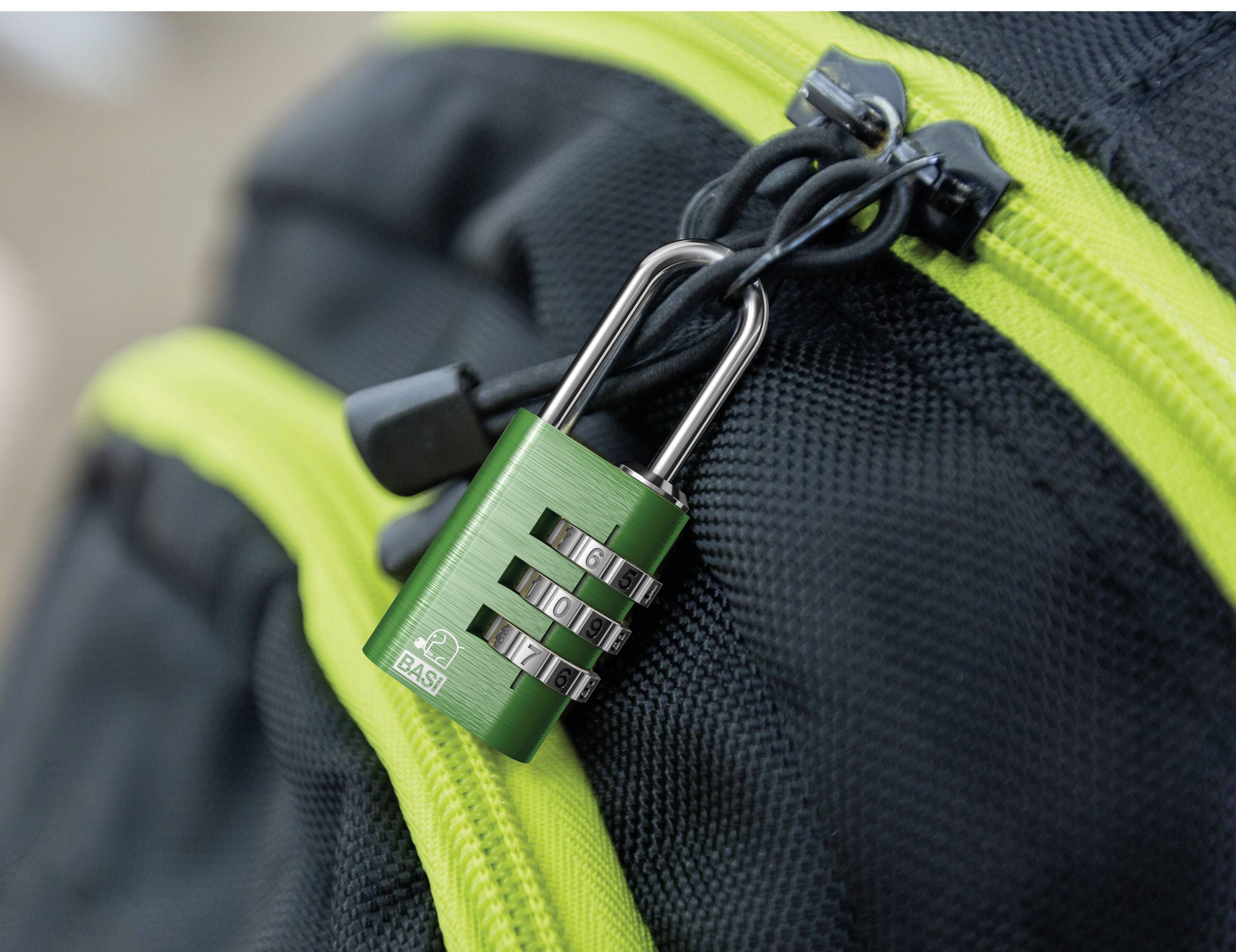 Basi 6170-4000-1500 Kofferschloss 21mm Grün Zahlenschloss