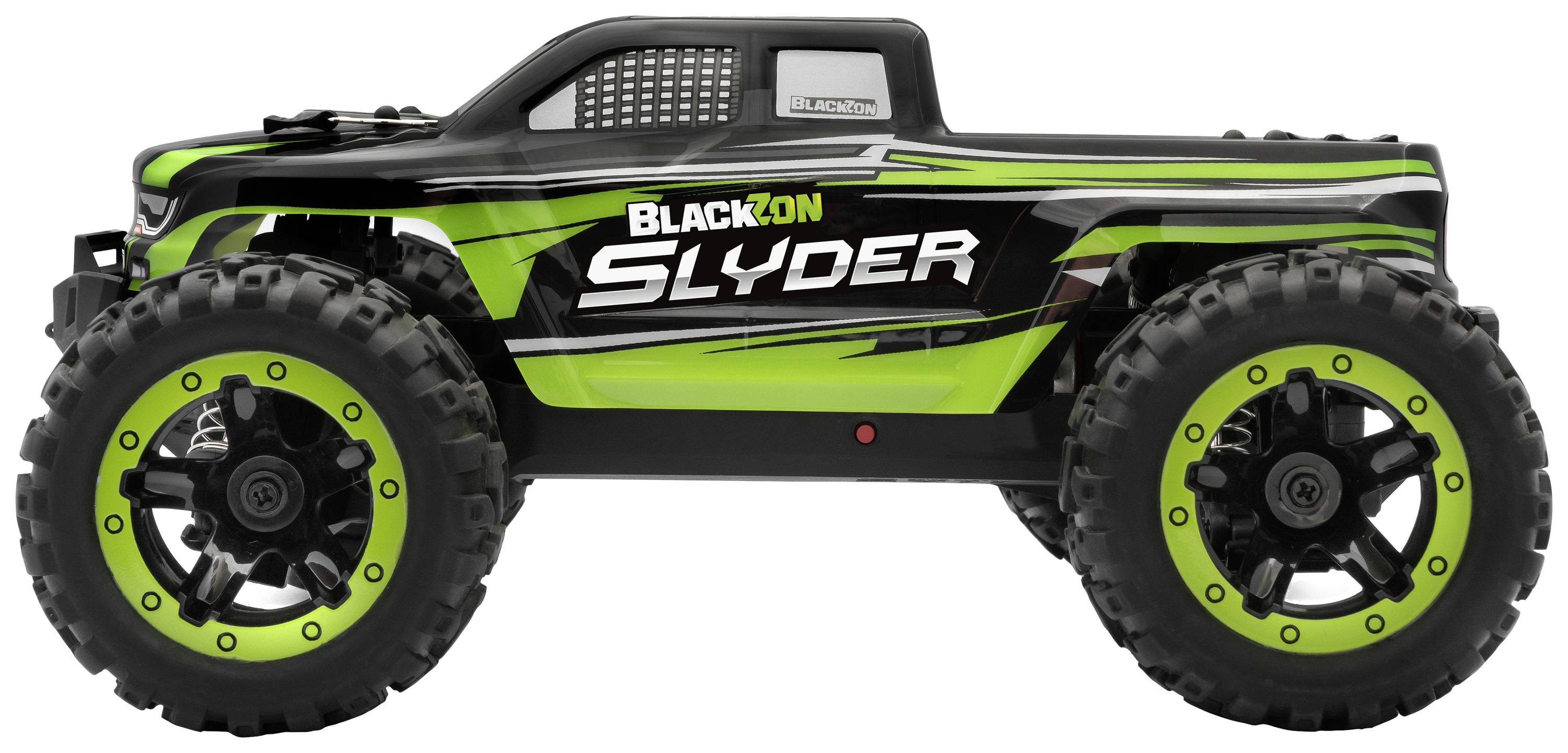 Blackzon Slyder MT 1/16 Grün Brushed 1:16 RC Modellauto Elektro Monstertruck Allradantrieb (4WD) RtR 2,4GHz