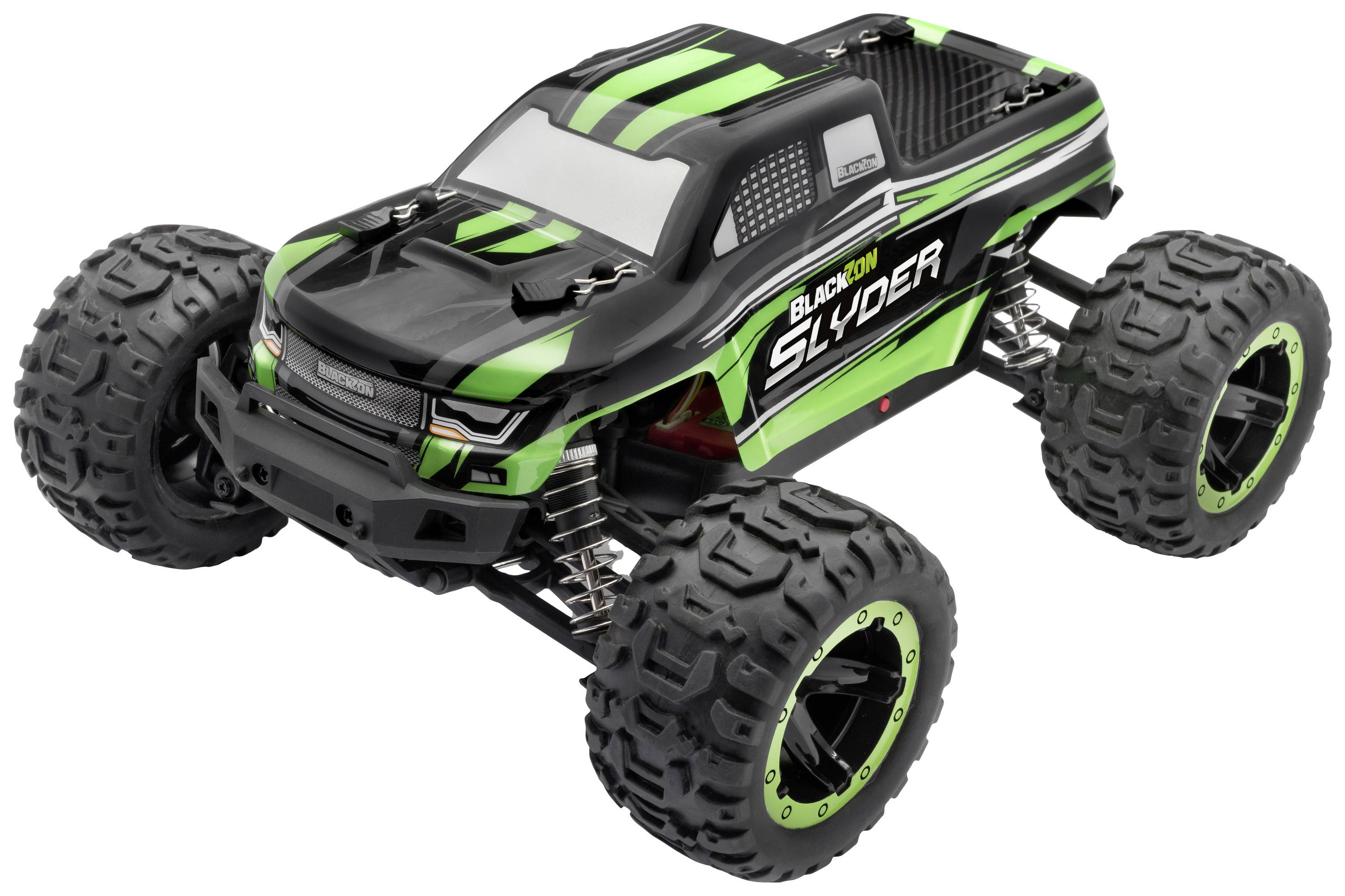 Blackzon Slyder MT 1/16 Grün Brushed 1:16 RC Modellauto Elektro Monstertruck Allradantrieb (4WD) RtR 2,4GHz