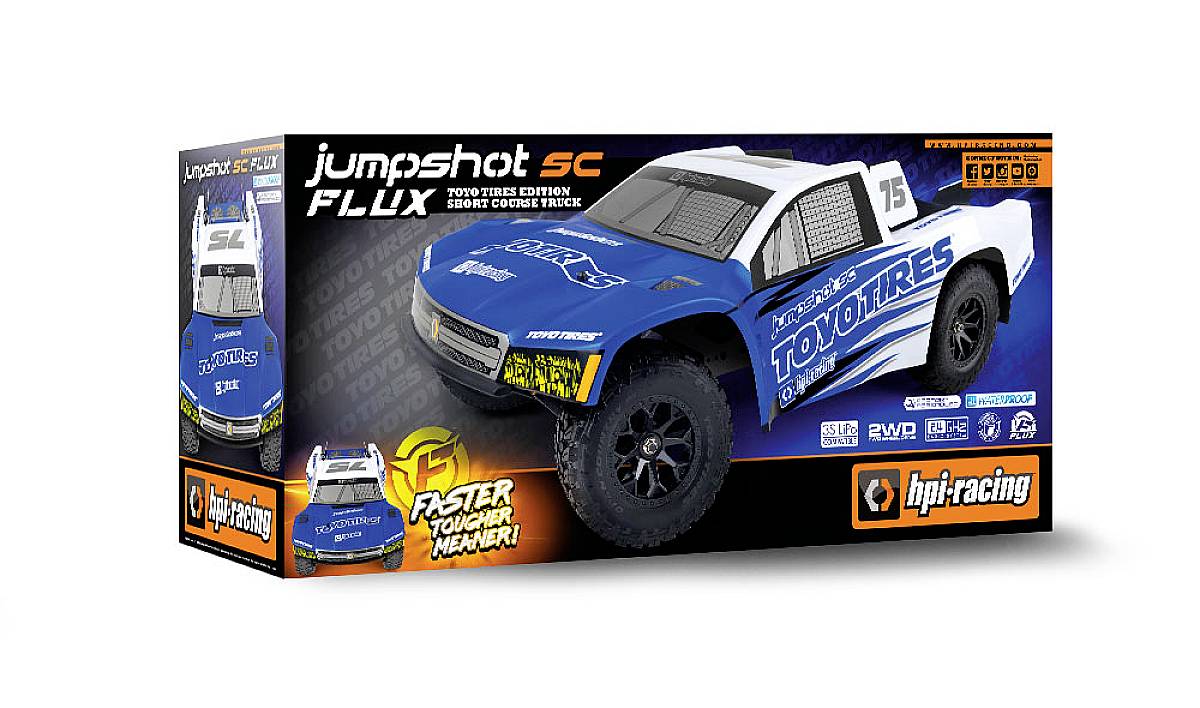 HPI Racing Jumpshot SC Flux Toyo Tire Edition Brushless 1:10 RC Modellauto Elektro Short Course Allradantrieb (4WD) RtR 2,4GHz