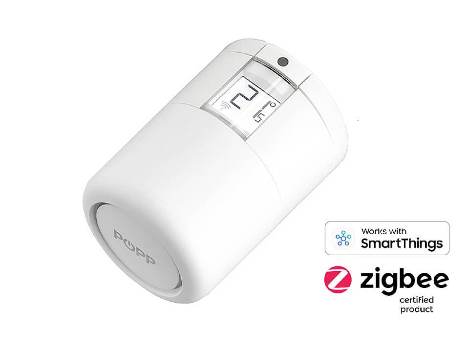 POPP POPZ701721 Smart Thermostat Zigbee Funk-Heizkörperthermostat elektronisch