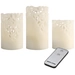 X4-LIFE 701974 LED-Echtwachskerze 3er Set mit Fernbedienung X4-LIFE 701974 LED-Echtwachskerze 3er Set mit Fernbedienung