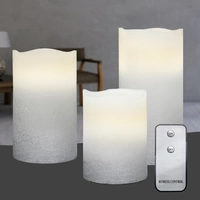 X4-LIFE 701976 LED-Echtwachskerze 3er Set mit Fernbedienung X4-LIFE 701976 LED-Echtwachskerze 3er Set mit Fernbedienung