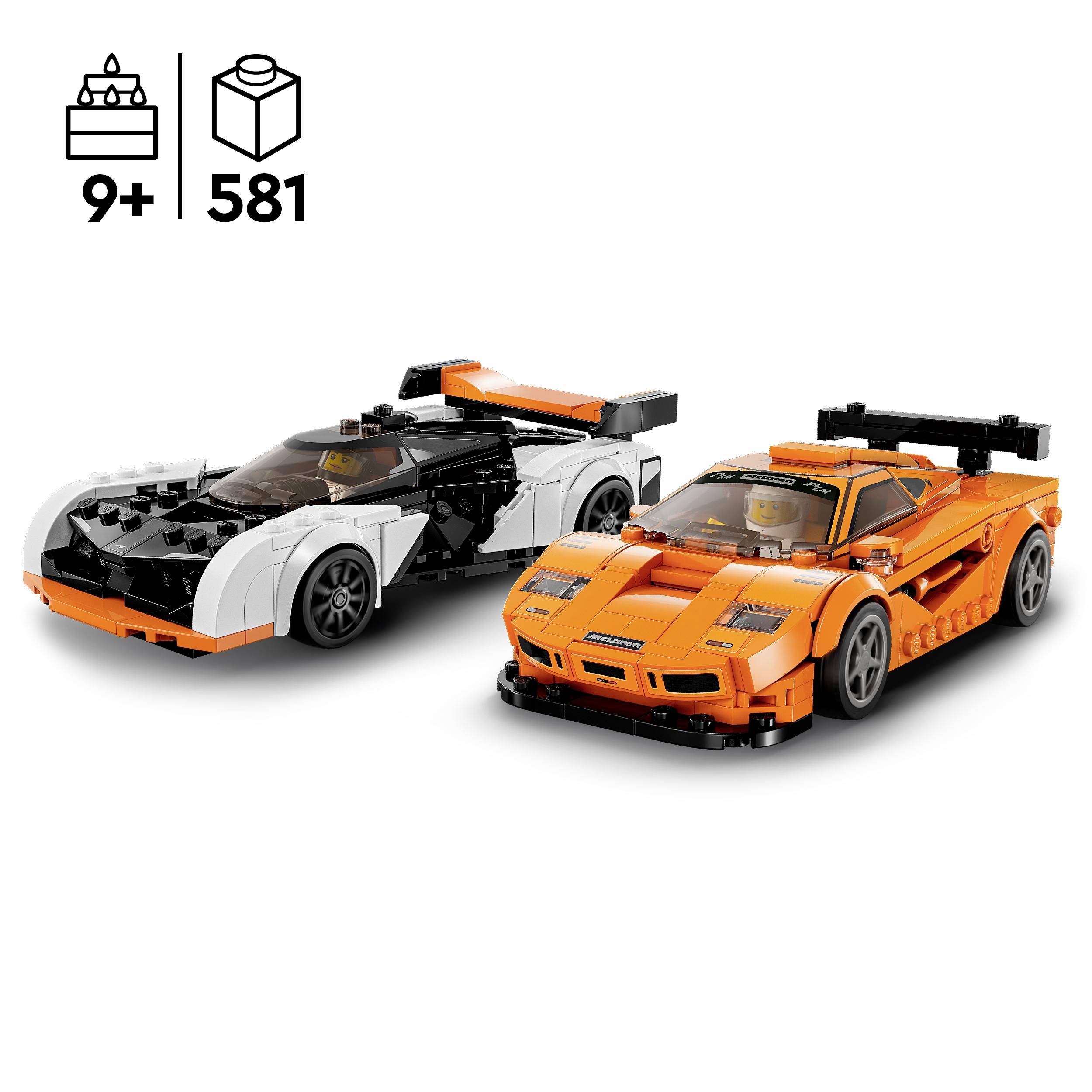 76918 LEGO® SPEED CHAMPIONS McLaren Solus GT & McLaren F1 LM