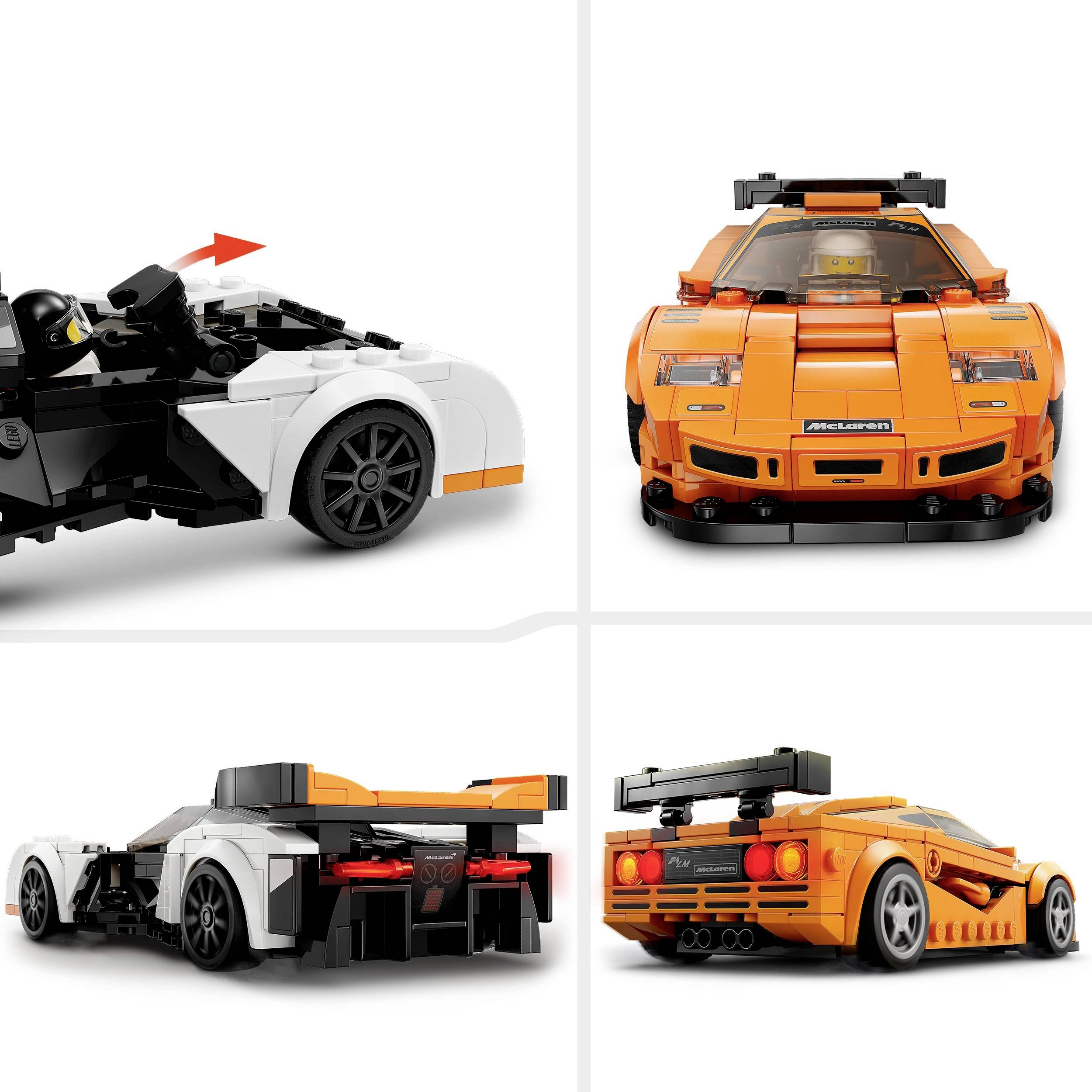 76918 LEGO® SPEED CHAMPIONS McLaren Solus GT & McLaren F1 LM