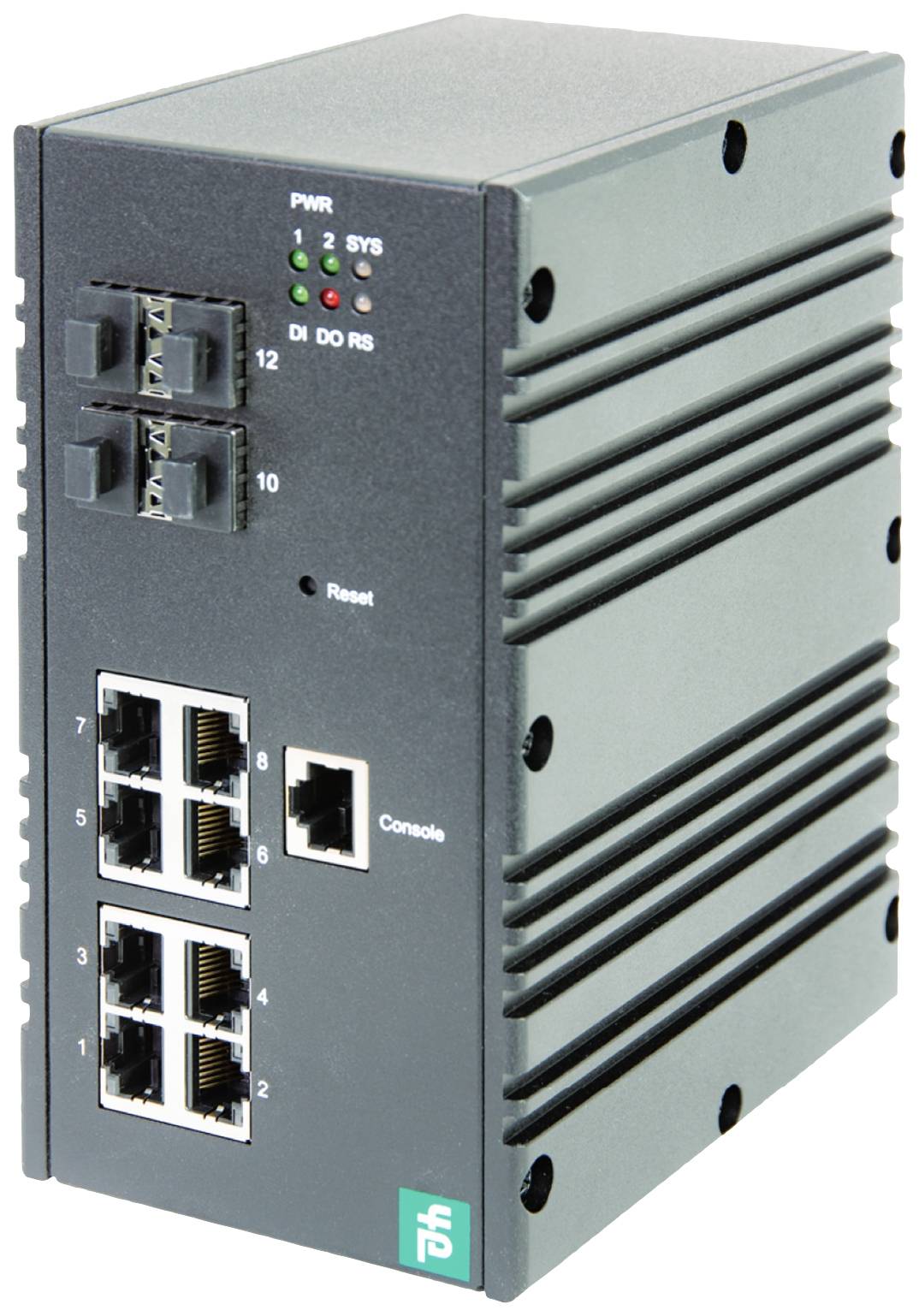 Pepperl+Fuchs ICRL-M-8RJ45/4SFP-G-DIN Industrial Ethernet Switch 1 GBit/s