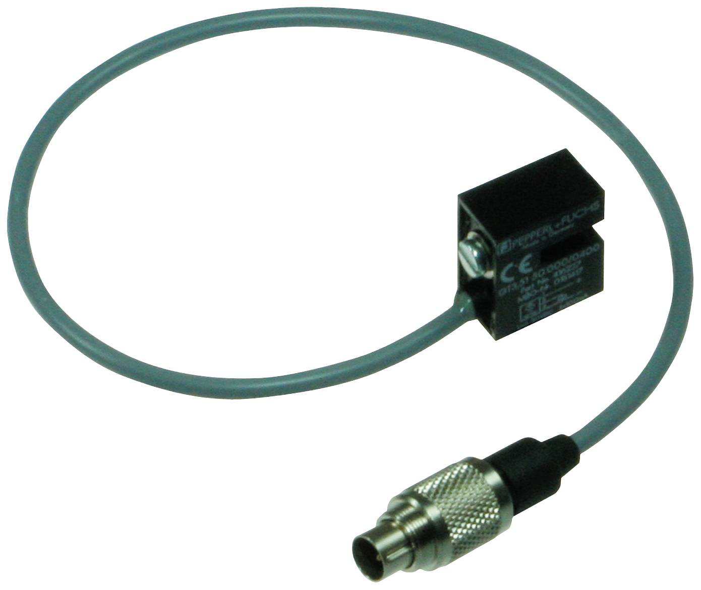 Elektrischer Sensor mit Anschlusskabel, CE-Zertifizierung, in Kabelwicklung. Verwendet zur präzisen Datenmessung in industriellen Anwendungen.