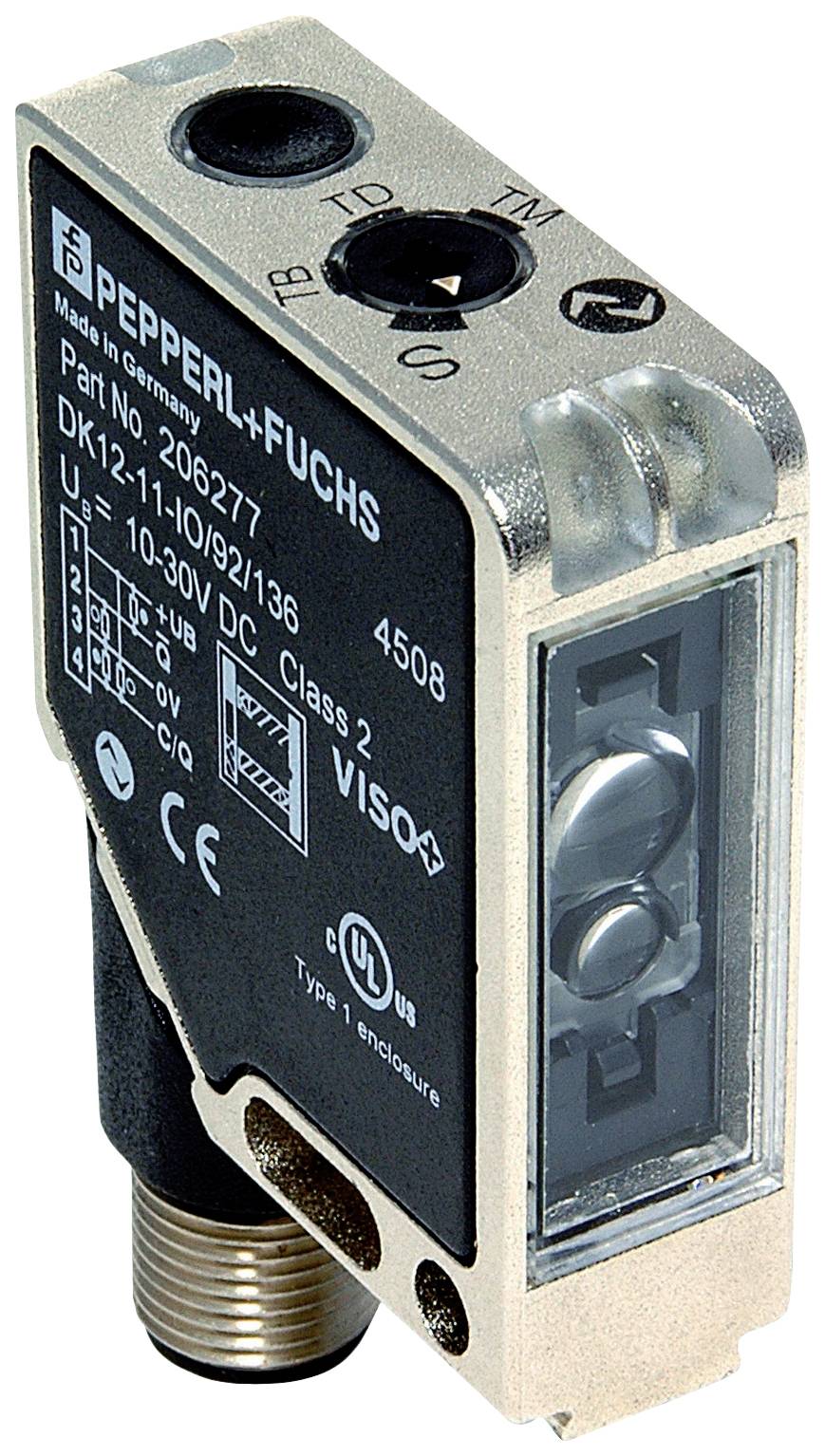 Pepperl+Fuchs 244277 DK12-11-IO/A/92/136 Druckmarken-Kontrasttaster 1 St. (L x B x H) 15 x 41.5 x 49mm