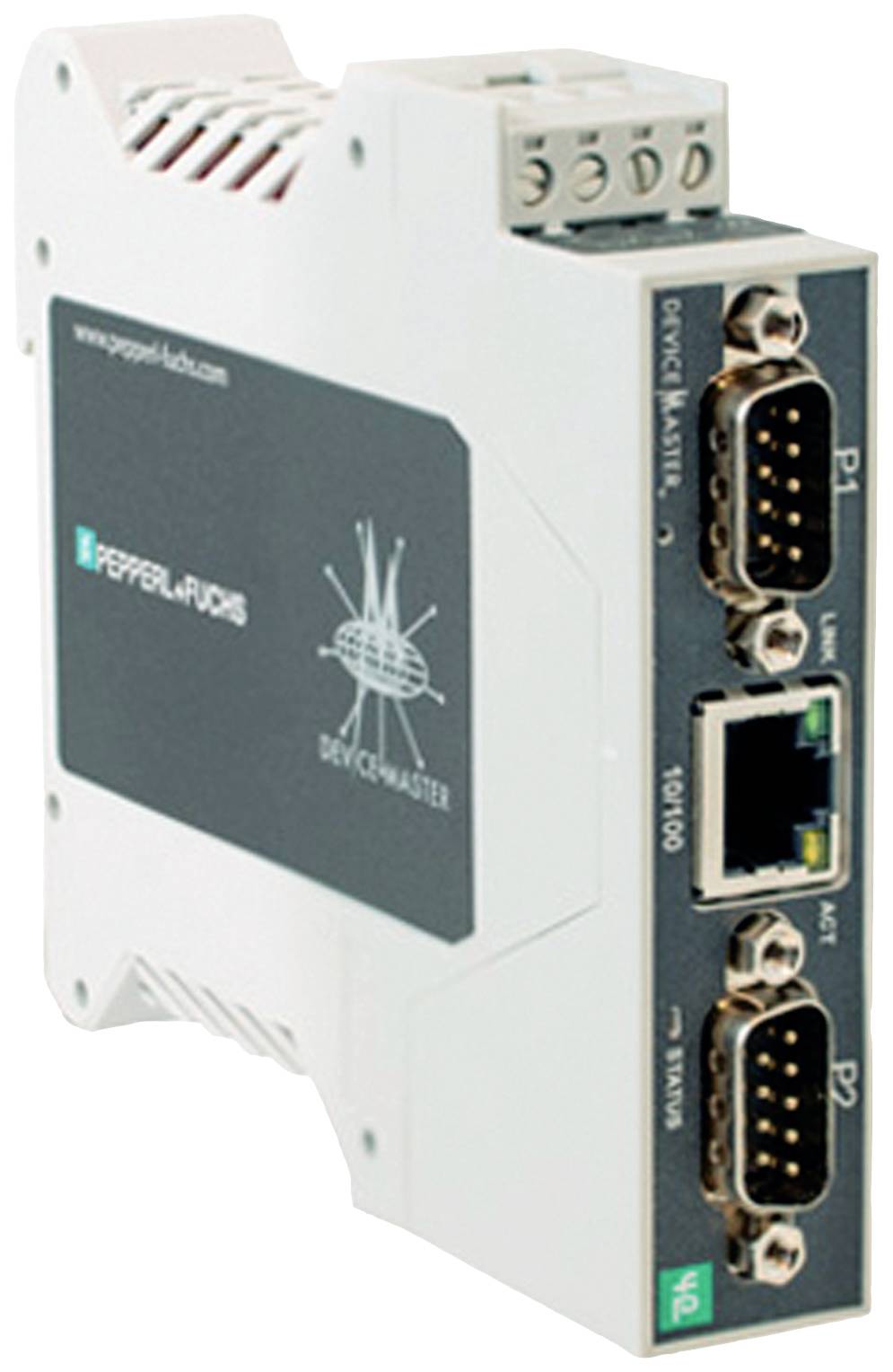 Pepperl+Fuchs 70114026 ICDM-RX/EN-2DB9/RJ45-DIN Gateway 24 V/DC 1St.