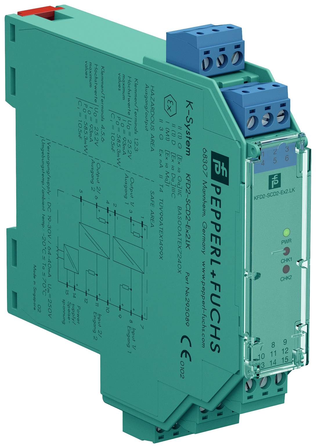 Pepperl+Fuchs KFD2-SCD2-Ex2.LK 295089 Ausgangstreiber 1 St.