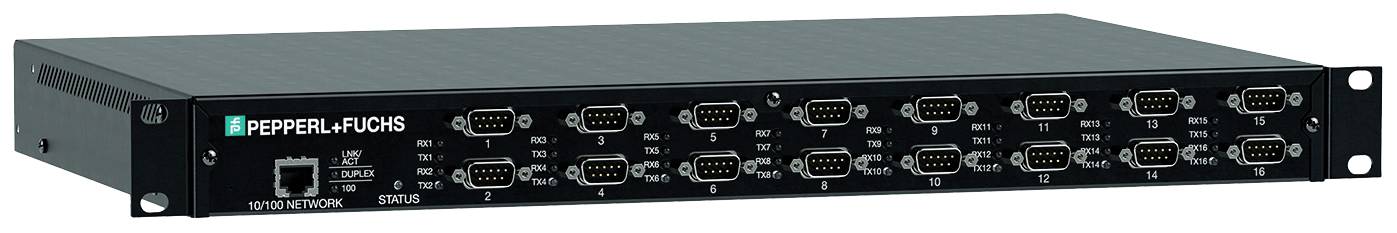Pepperl+Fuchs 70114049 ICDM-RX/TCP-16DB9/RJ45-RM Gateway 260 V/AC 1St.