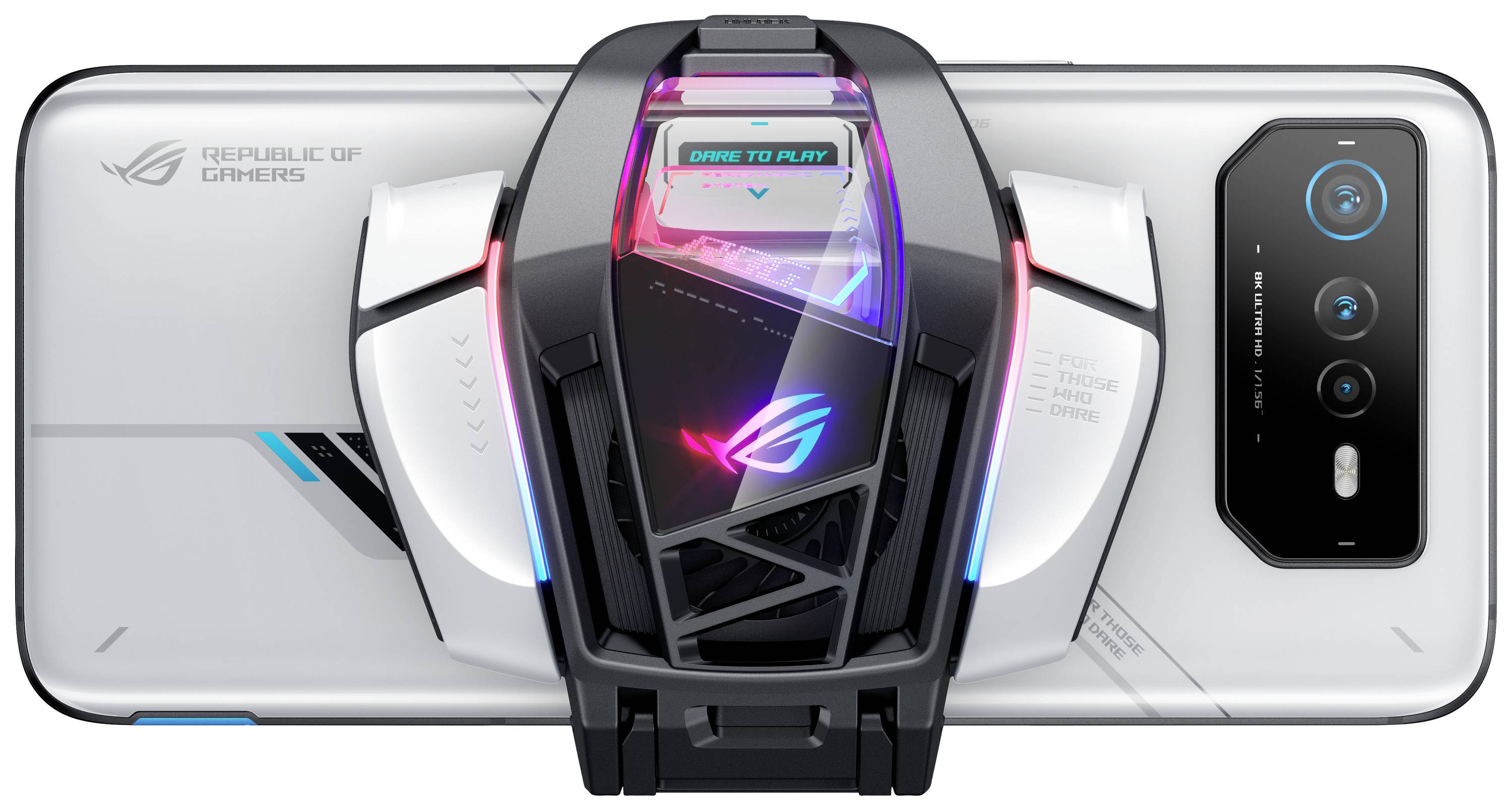 Asus AeroActive Cooler 6 USB-C® Handy Lüfter Schwarz/Weiß Passend für Handy-Modell: ROG Phone 6, ROG Phone 6 Pro