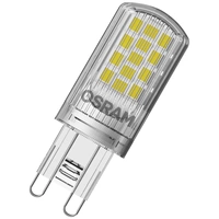 OSRAM HOMELIGHTING 4058075758087 LED EEK E (A - G) G9 Spezialform 4.2W = 40W Warmweiß (Ø x H) 19mm x 19mm 5St. OSRAM HOMELIGHTING 4058075758087 LED EEK E (A - G) G9 Spezialform 4.2W = 40W Warmweiß (Ø x H) 19mm x 19mm 5St.