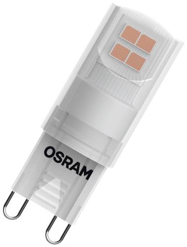 OSRAM 4058075757943 LED EEK F (A - G) G9 Spezialform 1.9W = 19W Warmweiß (Ø x H) 15mm x 15mm 1St.