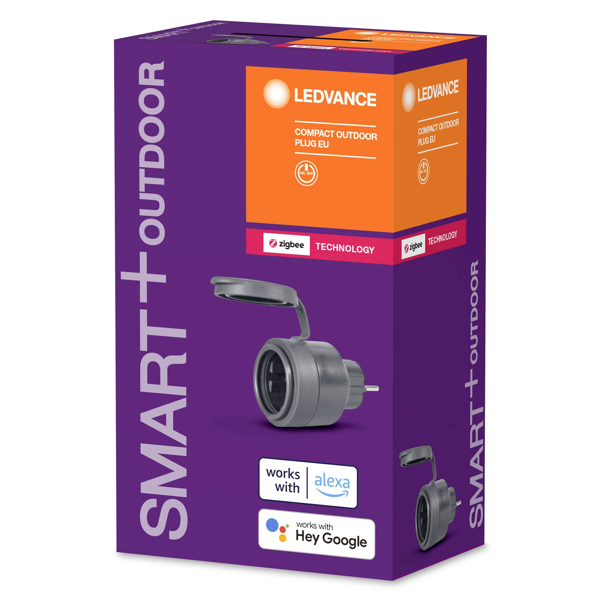 LEDVANCE SMART+ Compact Outdoor Plug 4058075729322 ZigBee Zwischensteckdose (Outdoor) Außenbereich, Innenbereich, stationär 3680 W