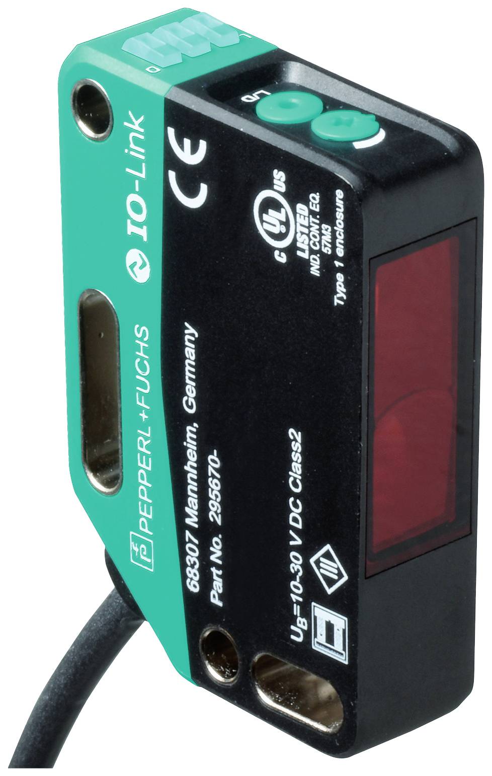 Pepperl+Fuchs Laser-Reflexions-Lichtschranke OBR25M-R201-2EP-IO-0,3M-V1-L 295670-100089 1 St.