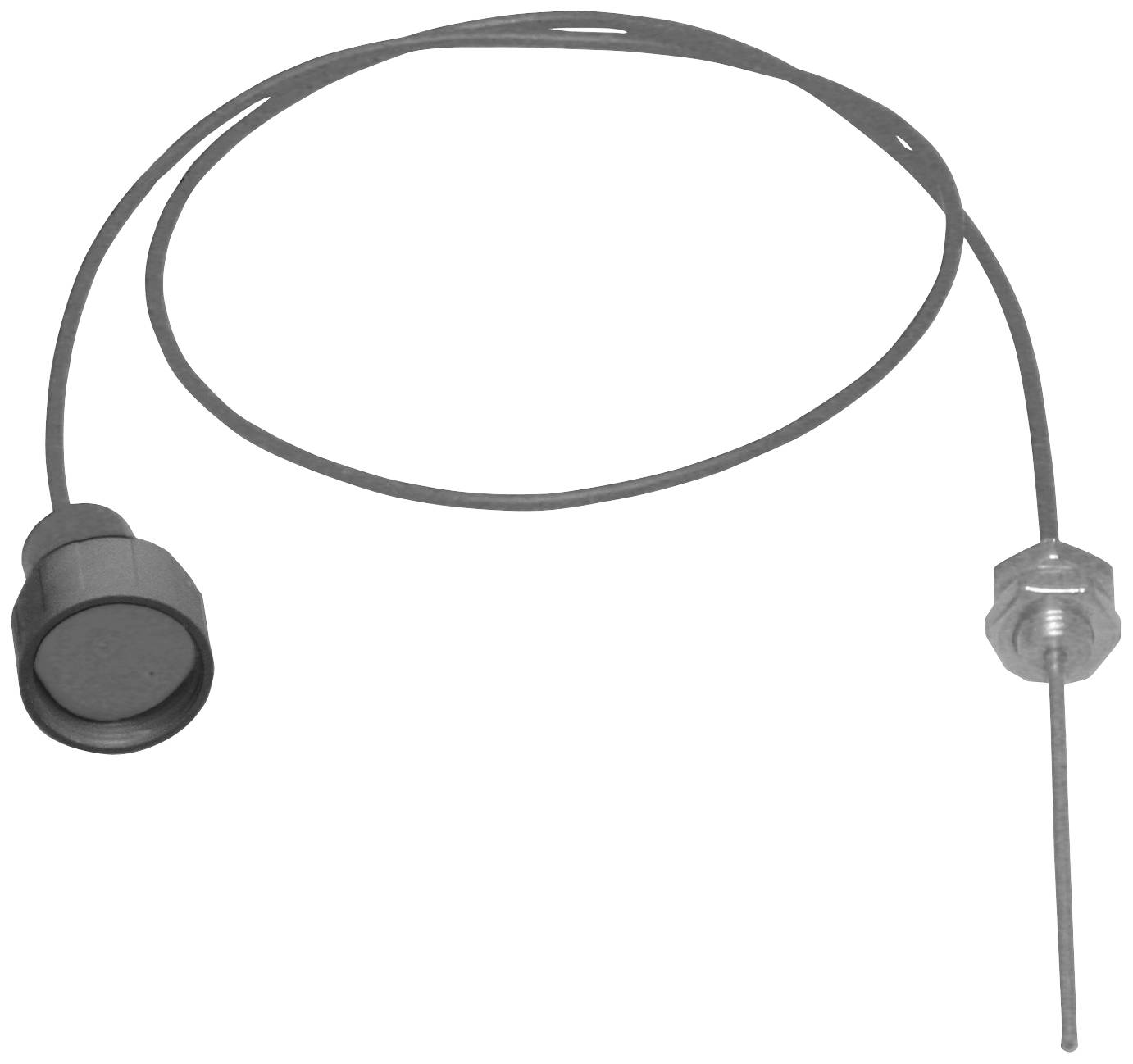 Eine Sonde mit einem langen Kabel, die wahrscheinlich zur Temperaturmessung oder ähnlichen Anwendungen verwendet wird.