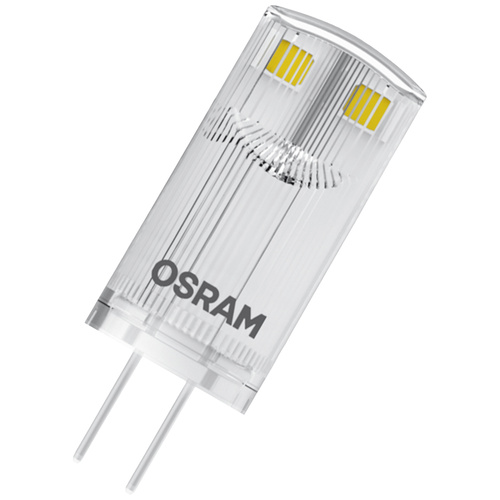 OSRAM 4058075758001 LED EEK F (A - G) G4 0.9W = 10W Warmweiß (Ø x H) 12mm x 12mm 5St.