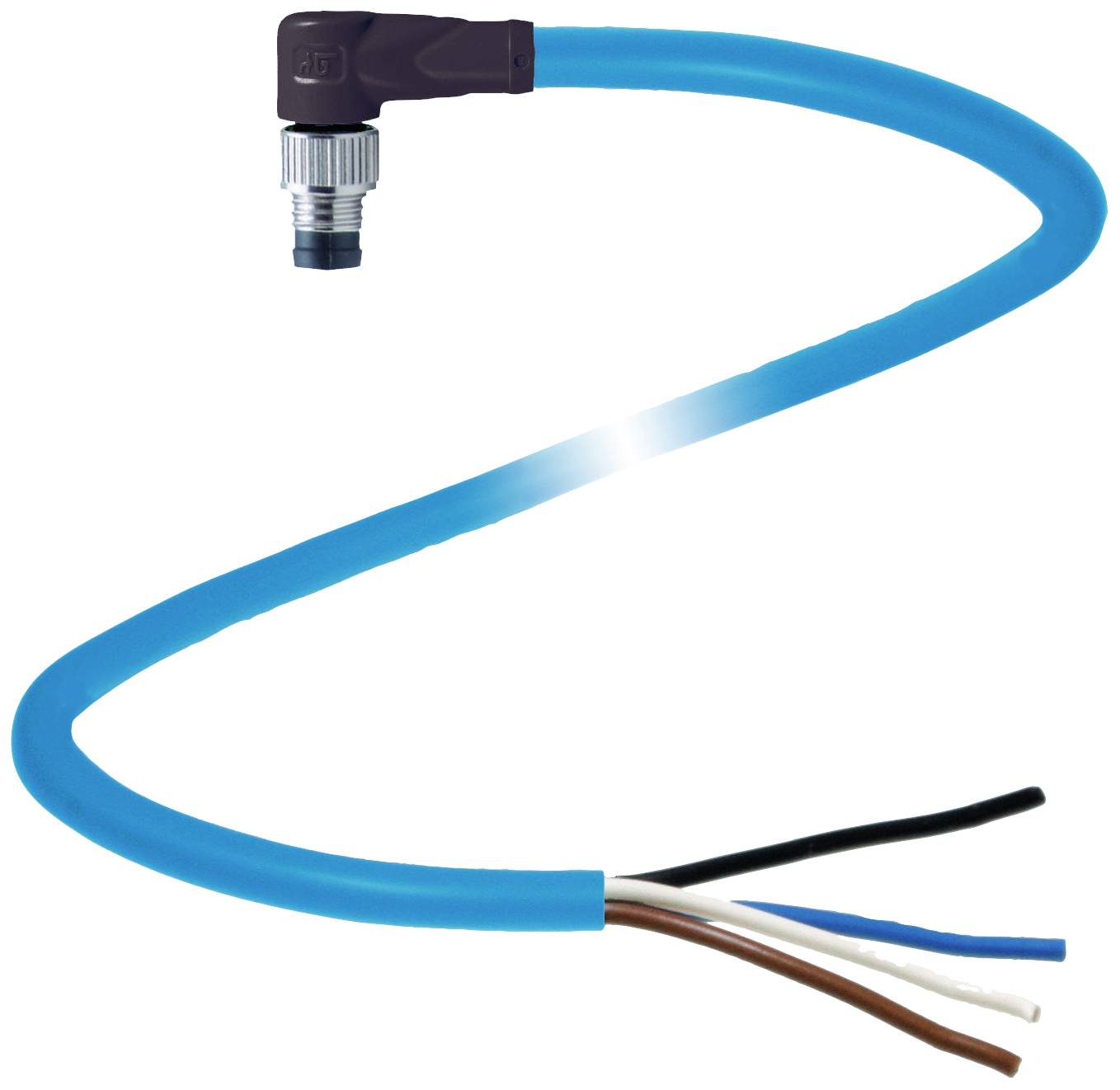 Pepperl+Fuchs 200053 Sensor-/Aktor-Steckverbinder, konfektioniert 1m Polzahl Sensoren: 4 1St.