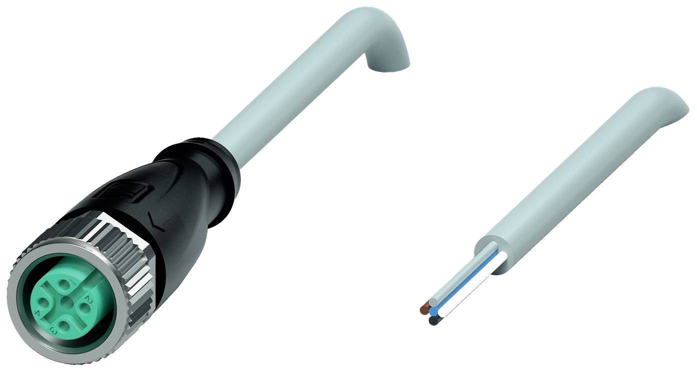 Pepperl+Fuchs 239998-100003 Sensor-/Aktor-Steckverbinder, konfektioniert 0.3m Polzahl Sensoren: 5 1St.