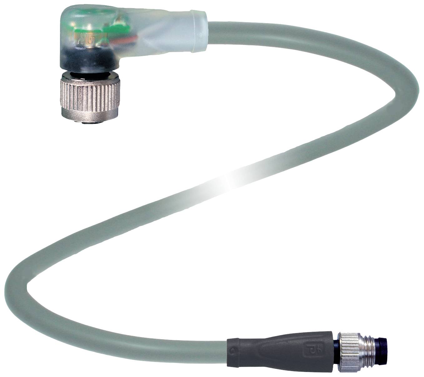 Pepperl+Fuchs 195676 Sensor-/Aktor-Steckverbinder, konfektioniert 2m Polzahl Sensoren: 4, 3 1St.