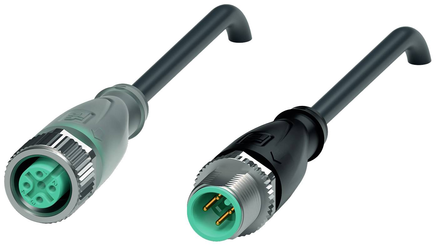 Pepperl+Fuchs 240783-100002 Sensor-/Aktor-Steckverbinder, konfektioniert 5m Polzahl Sensoren: 4, 4 1St.