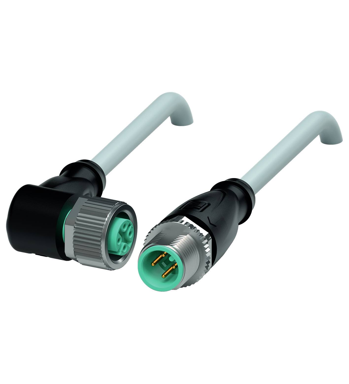Pepperl+Fuchs 240776-0003 Sensor-/Aktor-Steckverbinder, konfektioniert 2.5m Polzahl Sensoren: 4, 4 1St.
