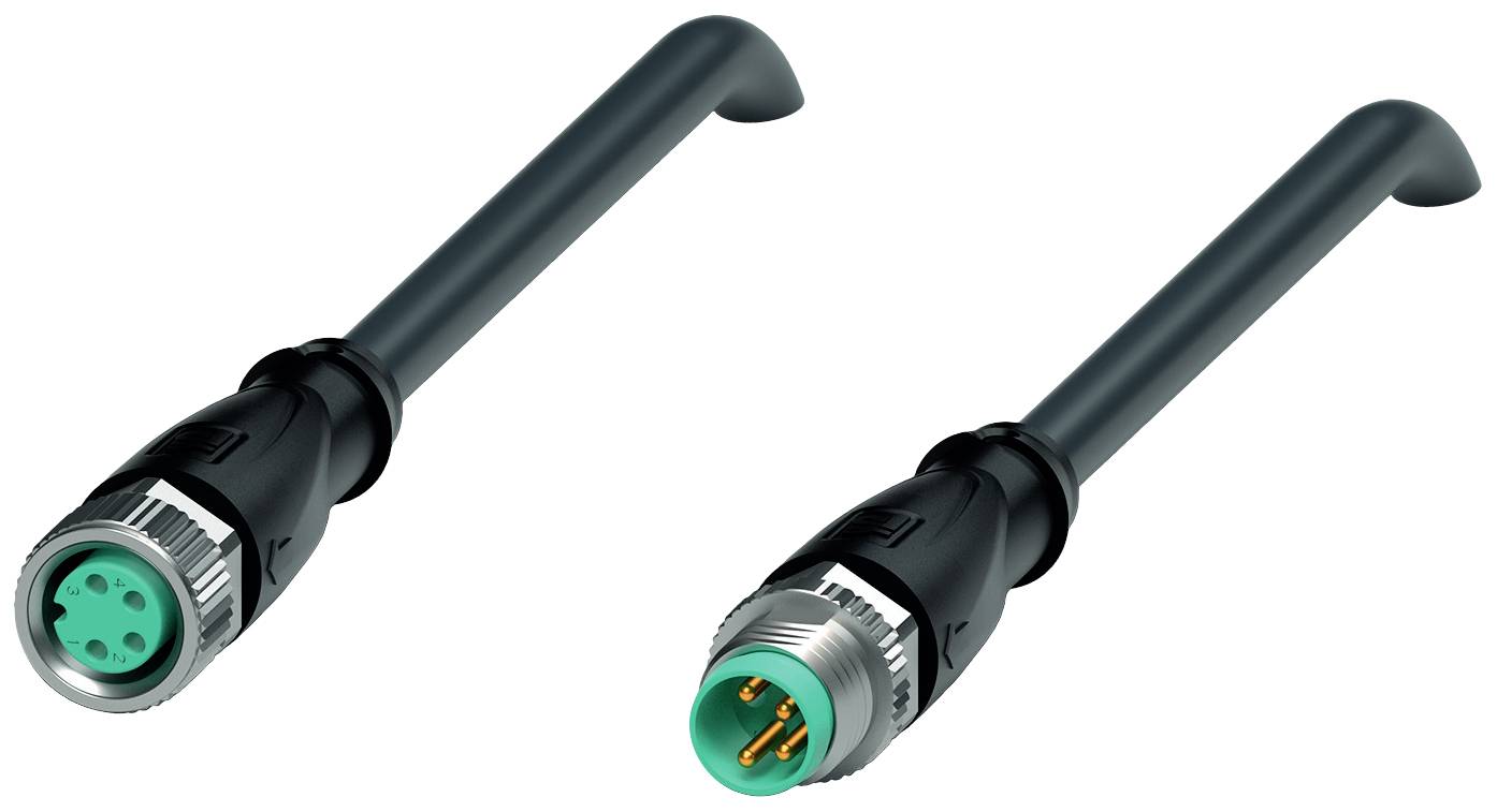 Pepperl+Fuchs 240813-0006 Sensor-/Aktor-Steckverbinder, konfektioniert 1m Polzahl Sensoren: 4, 4 1St.