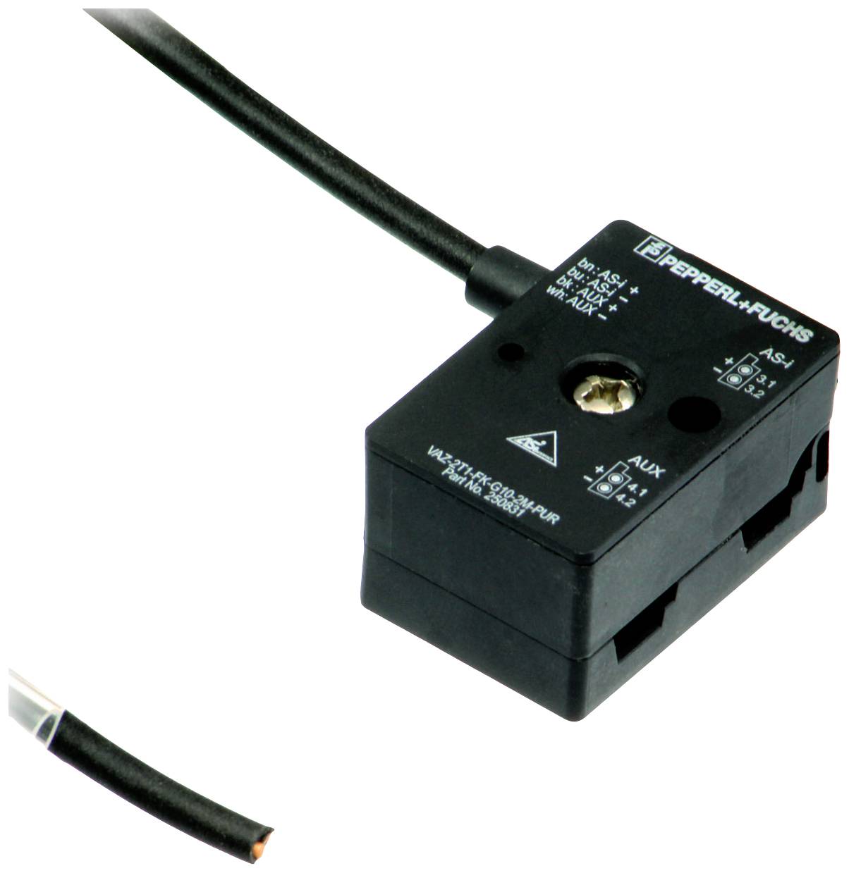 Pepperl+Fuchs VAZ-2T1-FK-G10-5M-PUR 307978 Sensor/Aktorbox passiv Multipolverteiler 1St.
