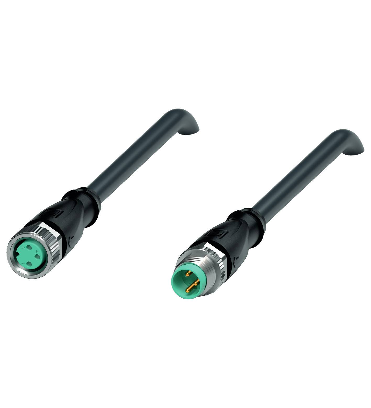 Pepperl+Fuchs 240813-100001 Sensor-/Aktor-Steckverbinder, konfektioniert 0.8m Polzahl Sensoren: 3, 3 1St.