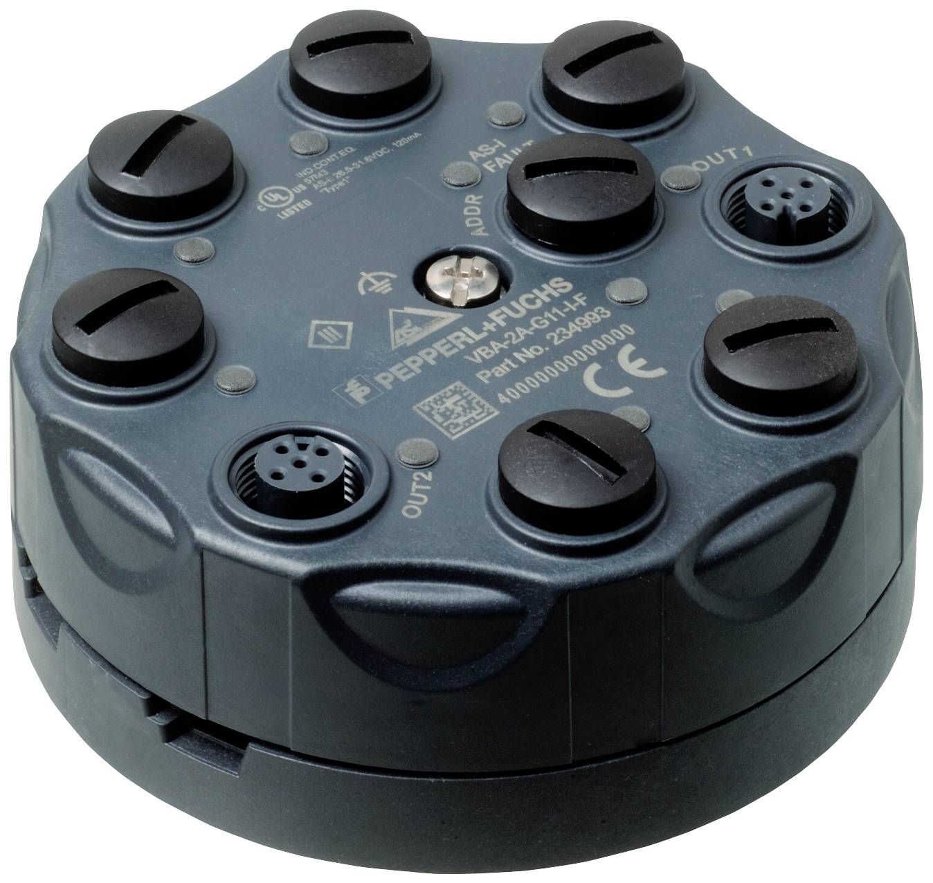 Pepperl+Fuchs VBA-2A-G11-I-F 234993 Sensor/Aktorbox aktiv Multipolverteiler 1St.