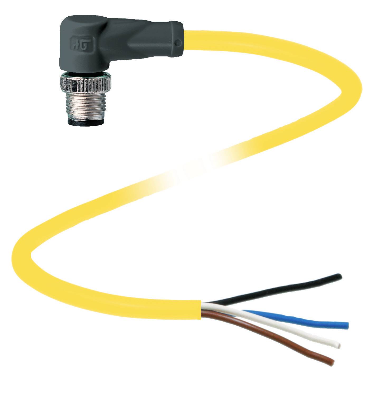 Pepperl+Fuchs 456422 Sensor-/Aktor-Steckverbinder, konfektioniert 2m Polzahl Sensoren: 4 1St.