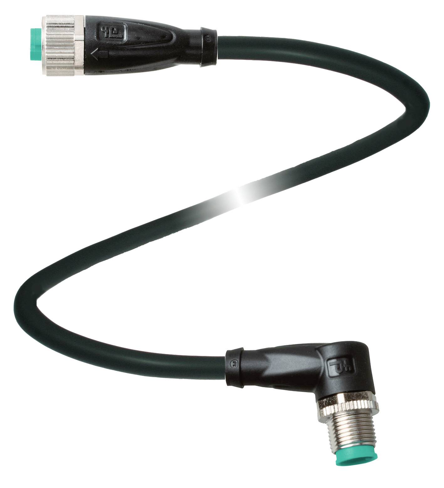Pepperl+Fuchs 240778-100021 Sensor-/Aktor-Steckverbinder, konfektioniert 0.6m Polzahl: 4, 4 1St.