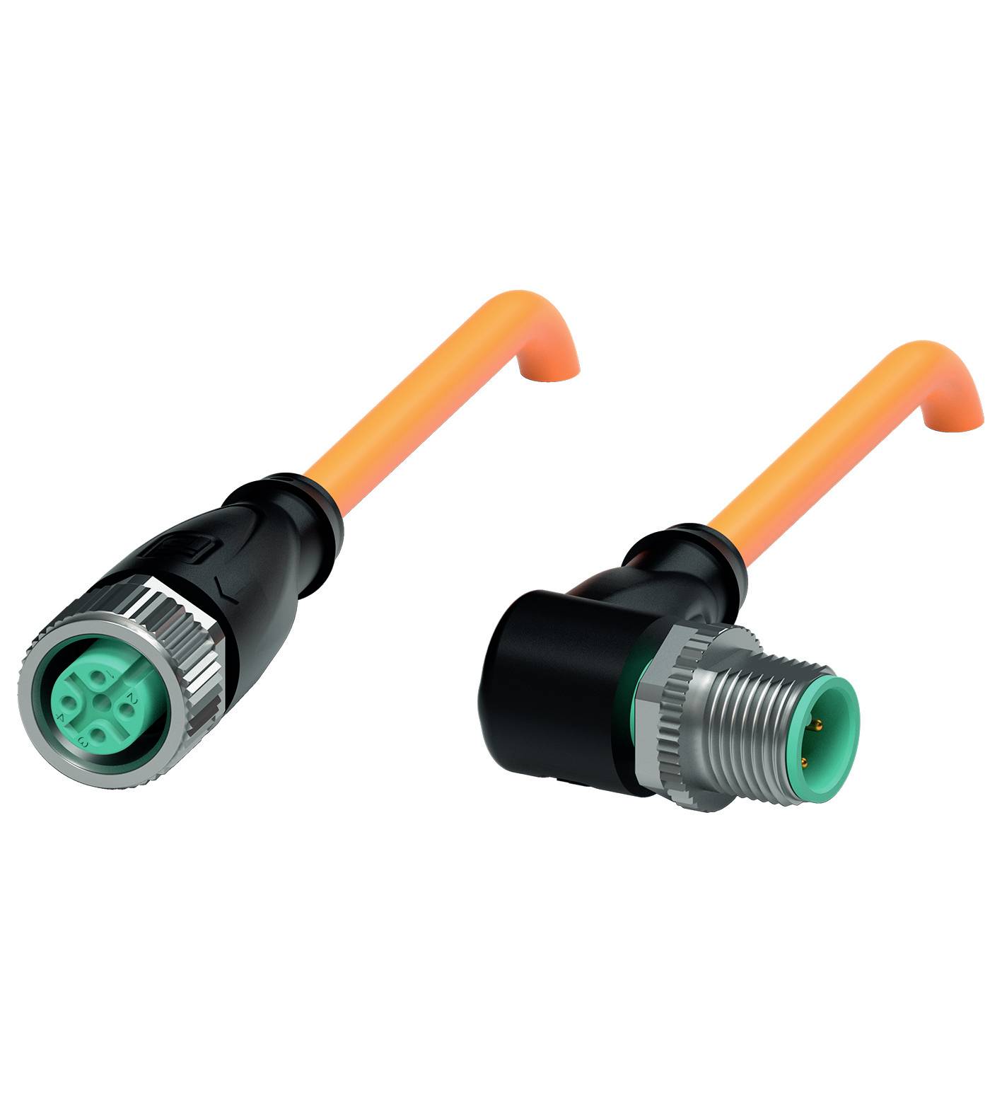 Pepperl+Fuchs 240778-100026 Sensor-/Aktor-Steckverbinder, konfektioniert 0.3m Polzahl Sensoren: 4, 4 1St.