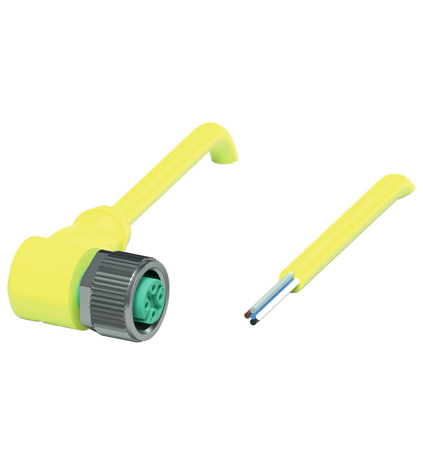 Pepperl+Fuchs 254650 Sensor-/Aktor-Steckverbinder, konfektioniert 10m Polzahl Sensoren: 5 1St.