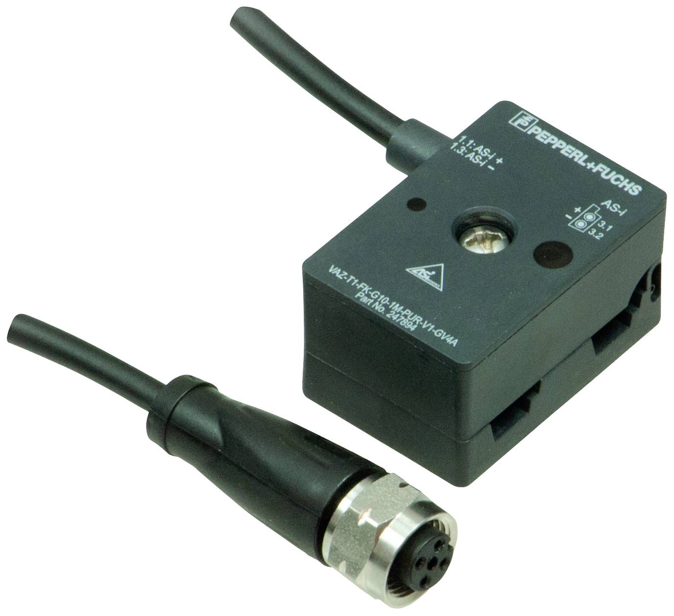 Pepperl+Fuchs VAZ-T1-FK-G10-4M-PUR-V1-GV4A 301179 Sensor/Aktorbox passiv Multipolverteiler 1St.