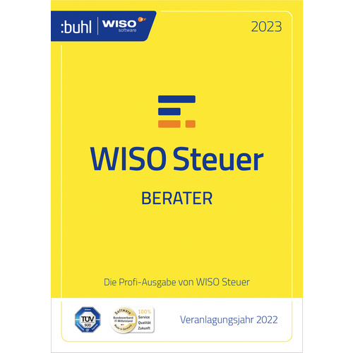 WISO Steuer-Berater 2023 - Handel Vollversion, 1 Lizenz Windows Steuer-Software