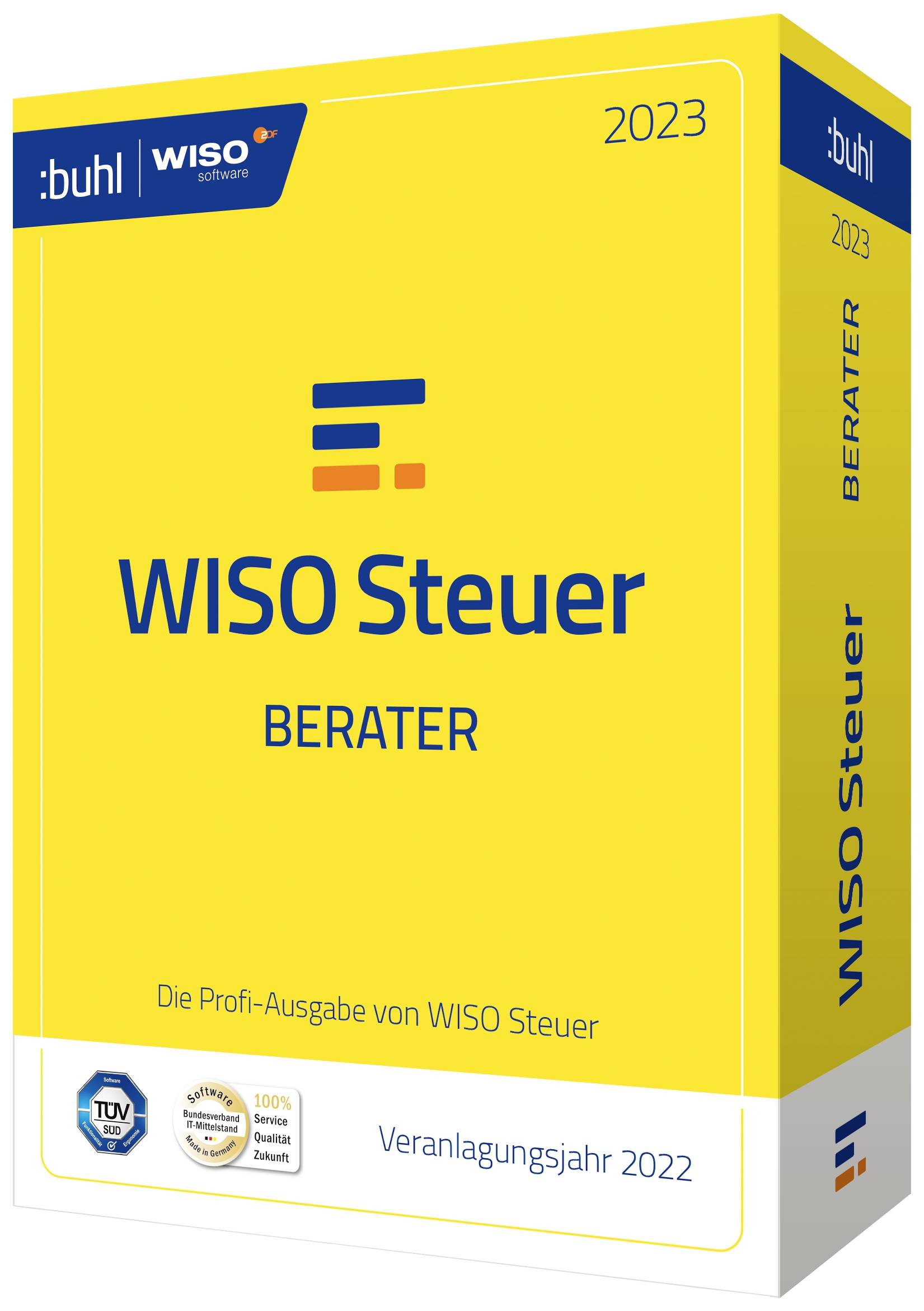 WISO Steuer-Berater 2023 - Handel Vollversion, 1 Lizenz Windows Steuer-Software