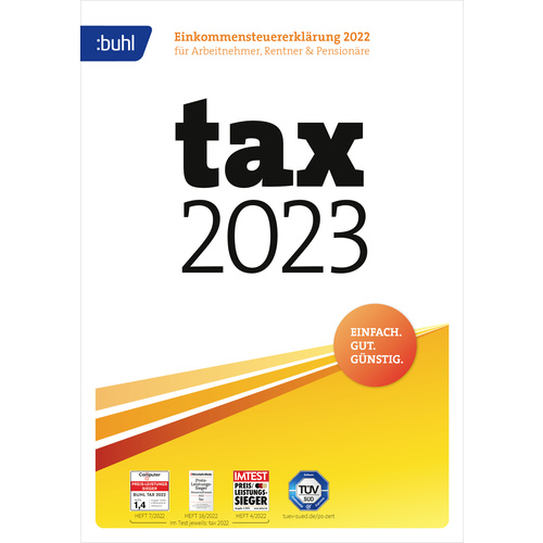 WISO tax 2023 Vollversion, 1 Lizenz Windows Steuer-Software