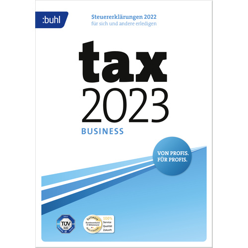WISO tax 2023 Business - Handel version complète, 1 licence Windows Logiciel de commande