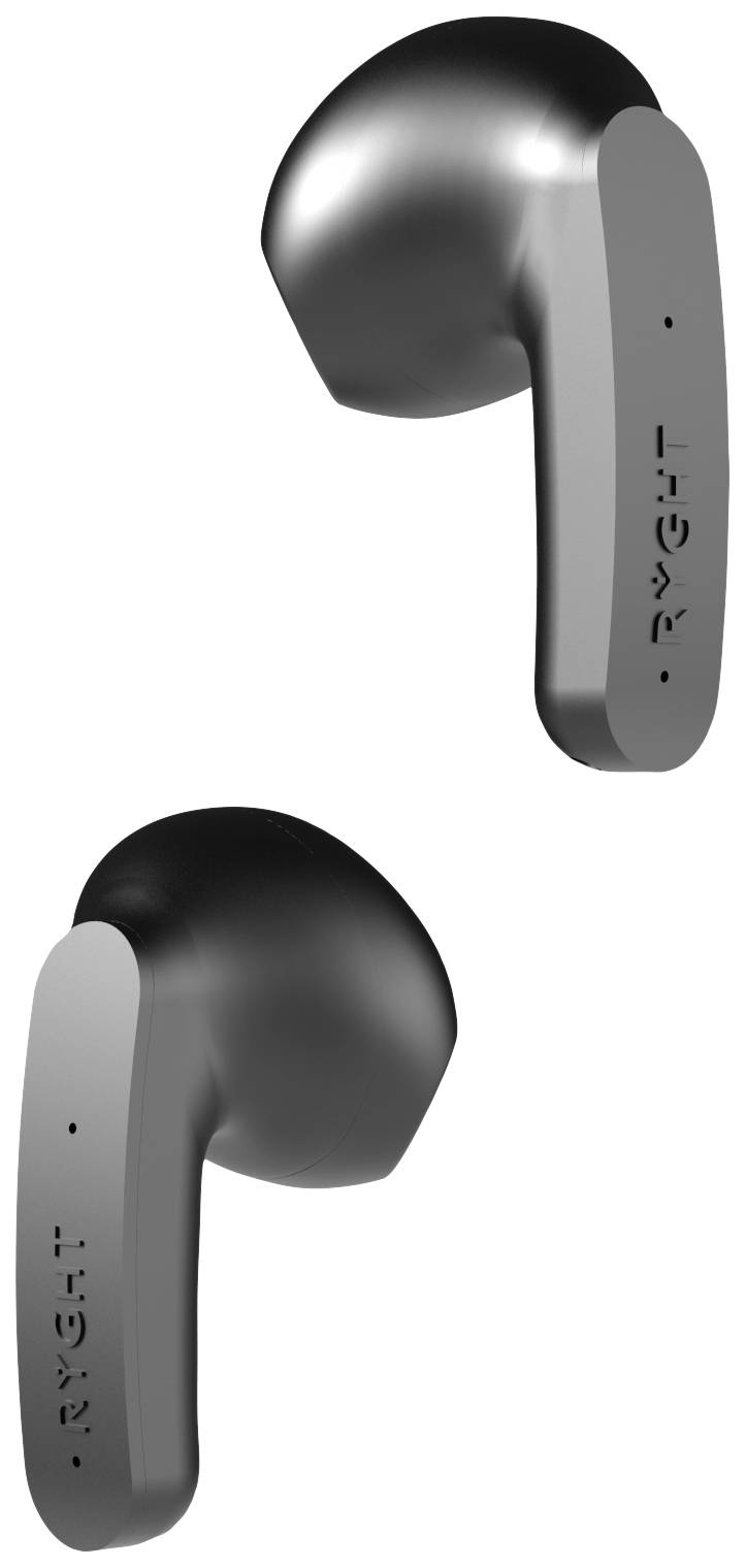 RYGHT MINO In Ear Headset Bluetooth® Stereo Schwarz Mikrofon-Rauschunterdrückung Batterieladeanzeige, Headset, Ladecase